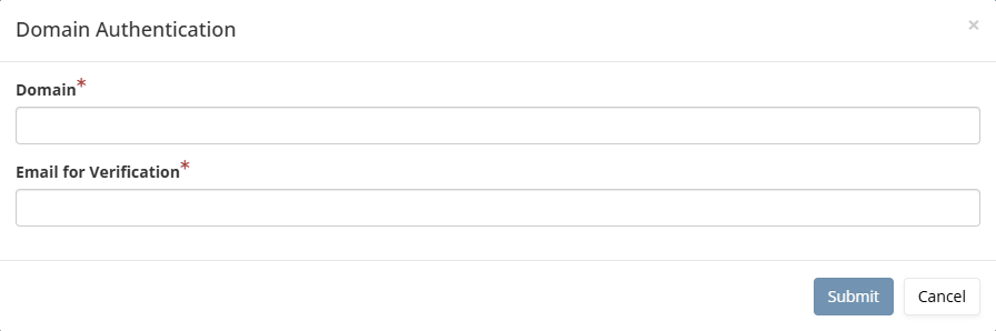Domain Authentication